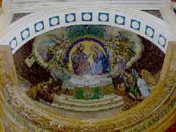 Mosaic Ceiling in Franciscan's Church