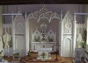 Altar in Robertstown Church