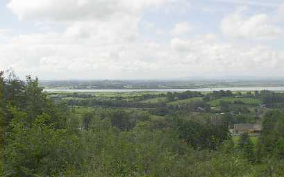View of the River Shannon from Cratloe grotto