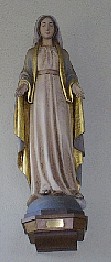 Statue of Mary in Kildimo church