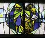 Stained Glass Window in Our Lady Queen of Peace Church